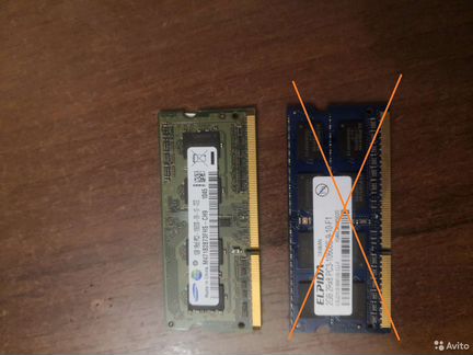 Оперативная память Sumsung DDR3 1гб