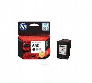 Картридж HP 650 чёрный (CZ101AE), оригинальный