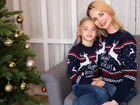 Новогодние свитера с оленями для всей семьи объявление продам