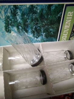 Стаканы сувенирные. новые. В упаковке