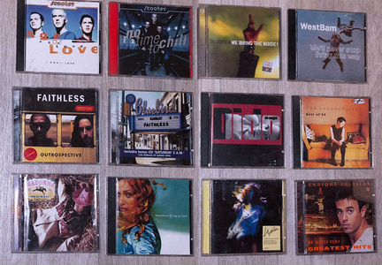 Музыкальные CD диски Транс Техно Электро Рок Поп