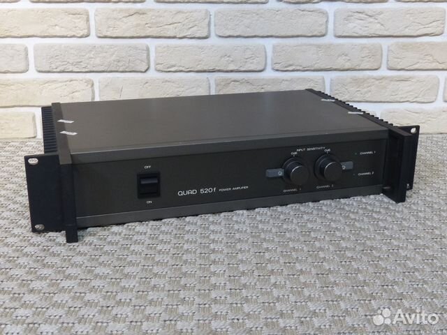 Quad-520F ampp мощник Англия 1980 гг