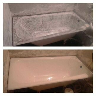 Заливка ванны жидким акрилом