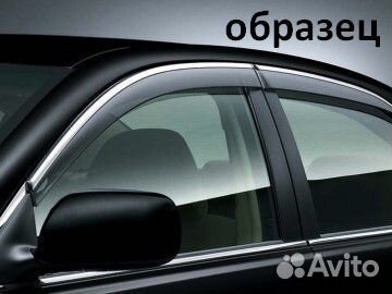 Дефлекторы окон Kia Sorento 4 хроммолдинг