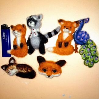 Броши ручной работы