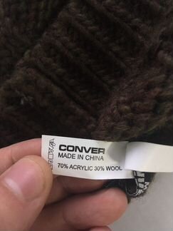 Новая коричневая шапка Conver free size