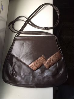 Сумка кожаная винтаж