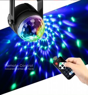 LED хрустальный магический шар 3 Вт Мини RGB