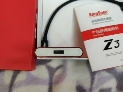 SSD KingSpec Z3 128gb type C