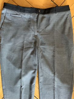 Брюки серые H&M, широкие