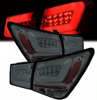 Задние фонари Шевроле Круз тонированные, комплект