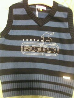 Вязанный жилет