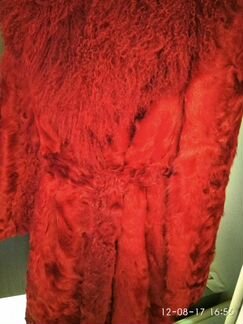 Меховое пальто, новое