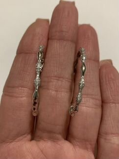 Золотые серьги кольца