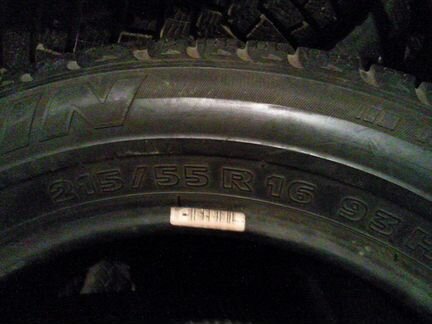 Шины 215/55R16 Michelin Pilot Alpin 2шт