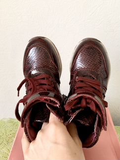 Демисезонные ботинки нат.кожа/байка