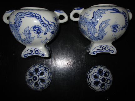 Вазы-ароматницы с драконами