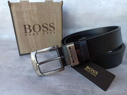 Ремень мужской кожаный Hugo Boss