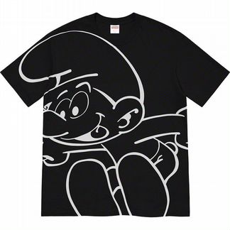 Supreme / Smurfs Tee Black L