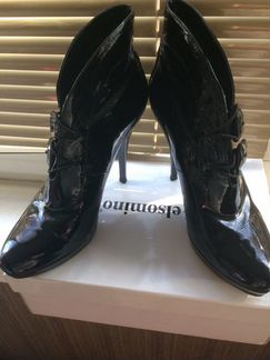 Ботильоны кожа, лак