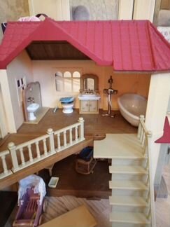 Sylvanian families большой дом со светом