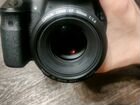 Canon EOS 60D + обьектив EF 50мм 1:1.4
