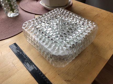 Светильник квадрат 230 Хрусталь