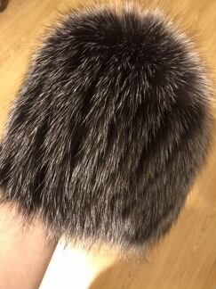 Шапка чернобурка на ог 54/55