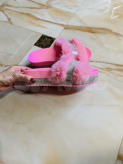 Тапочки меховые женские