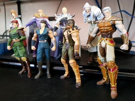 Фигурки из игры Hokuto no Ken