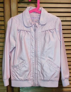 Куртка для девочки из искусственной кожи