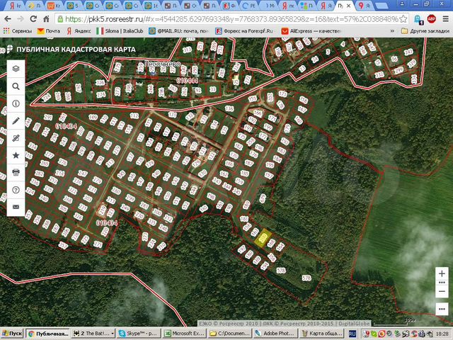 Публичная кадастровая карта песочнево ивановская область