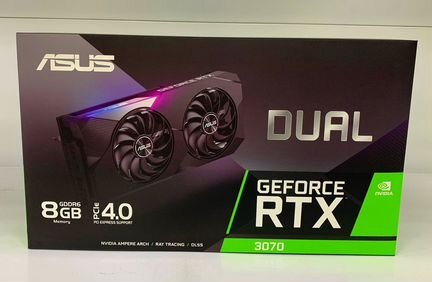 Видеокарта asus GeForce RTX 3070 dual 8GB