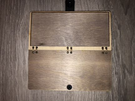 Подарочный конверт из дерева на рождение дочки