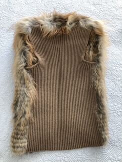 Жилетка меховая из лисы Gucci