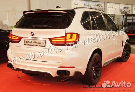 Элероны BMW X5 F15 M-Performance черный мат
