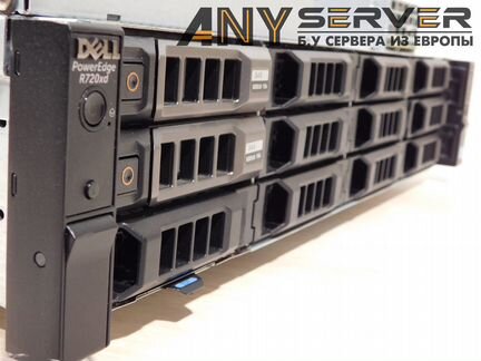 Сервер Dell R720xd 2x E5-2697v2 64Gb H710 12x3.5