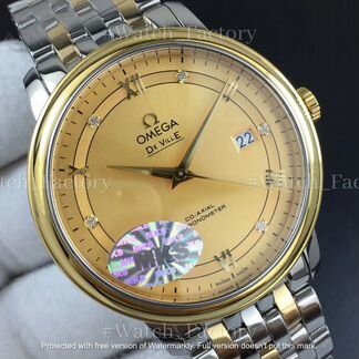 Часы Omega De Ville Yellow Gold Combi V4 Ver