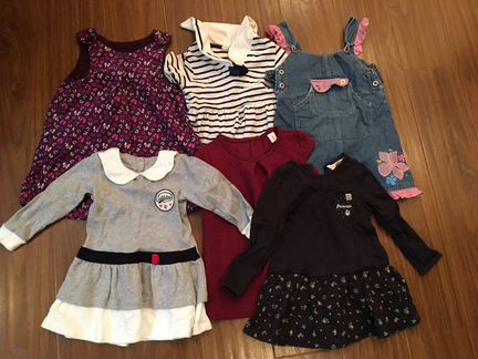 Платья 6-12 месяцев