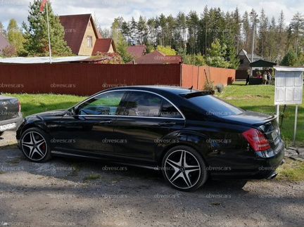 Спойлер и козырек Mercedes S-Class (W221)