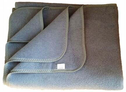 Одеяло армейское серое