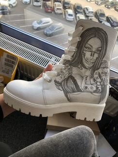 Ботинки весна Кожа натуральная, размер 37