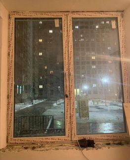 2 больших окна