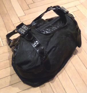 Сумка женская чёрная на молнии F&R