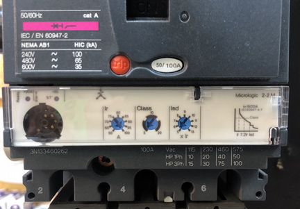 Автоматический выключатель SE Compact NSX 100H