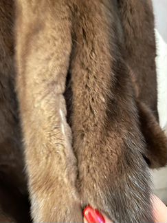 Полушубок с капюшоном