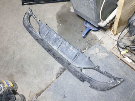 Юбка накладка бампера заднего Mercedes W205 C205