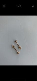 Золотые серьги