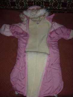 Зимний комбинезон на овечьем меху