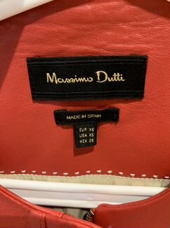 Кожаная куртка Massimo dutti
